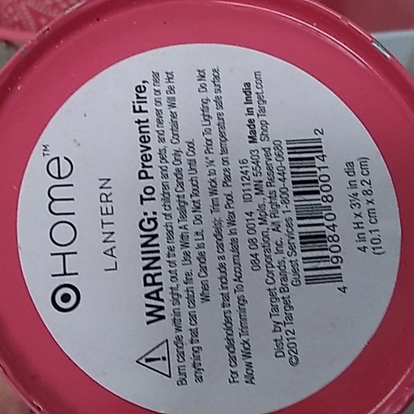 Coral Flatware Caddy, Votive Lantern, 7 Double Sided Cotton Napkins - Picture 3 of 9